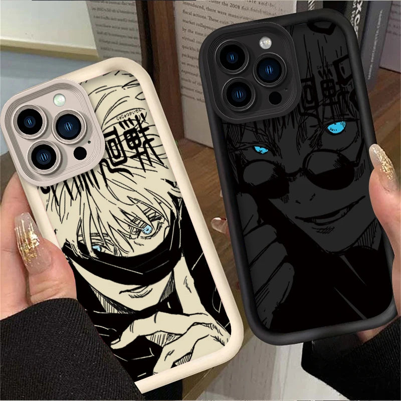 Anime Jujutsu Kaisen Case for iPhone 17 Air 16 16E 15 14 13 12 11 Pro Max X XS Max XR SE 2020 SE4 7 8 Shockproof Soft Back Cover