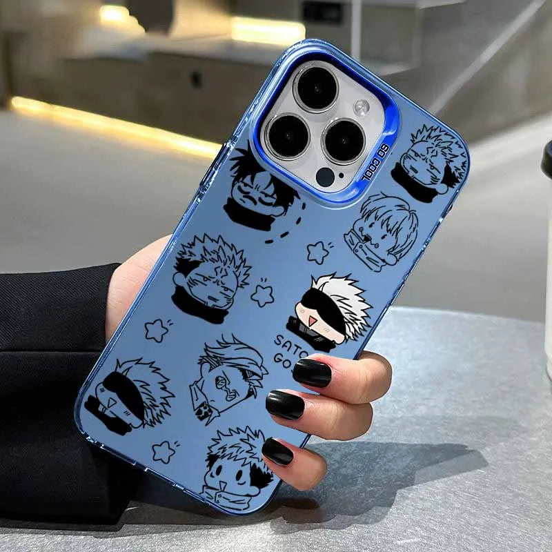 Jujutsu Kaisen Anime For Apple iPhone 17 16E 16 15 14 13 12 mini Pro Max Plus Cover Funda Silicone Soft Capa Colorful Phone Case
