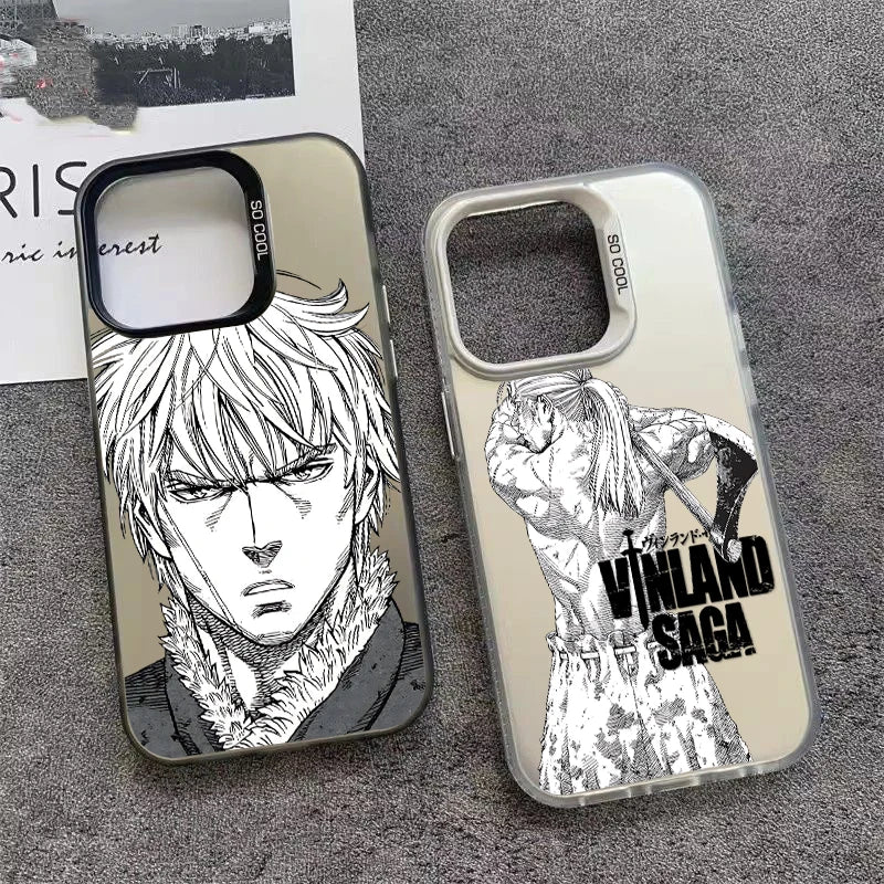 Anime Vinland Saga Phone Case For iPhone 16e 16 15 14 13 12 11 mini Pro Max X XR XSMAX 8 7 Plus Anti Fall Matte Back Cover