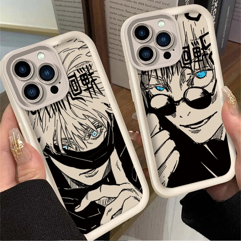 Anime Jujutsu Kaisen Case for iPhone 17 Air 16 16E 15 14 13 12 11 Pro Max X XS Max XR SE 2020 SE4 7 8 Shockproof Soft Back Cover